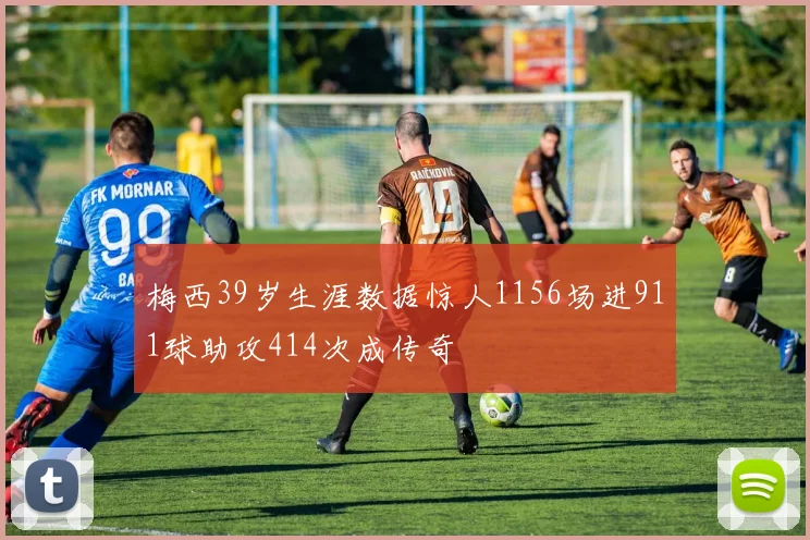 梅西39岁生涯数据惊人1156场进911球助攻414次成传奇